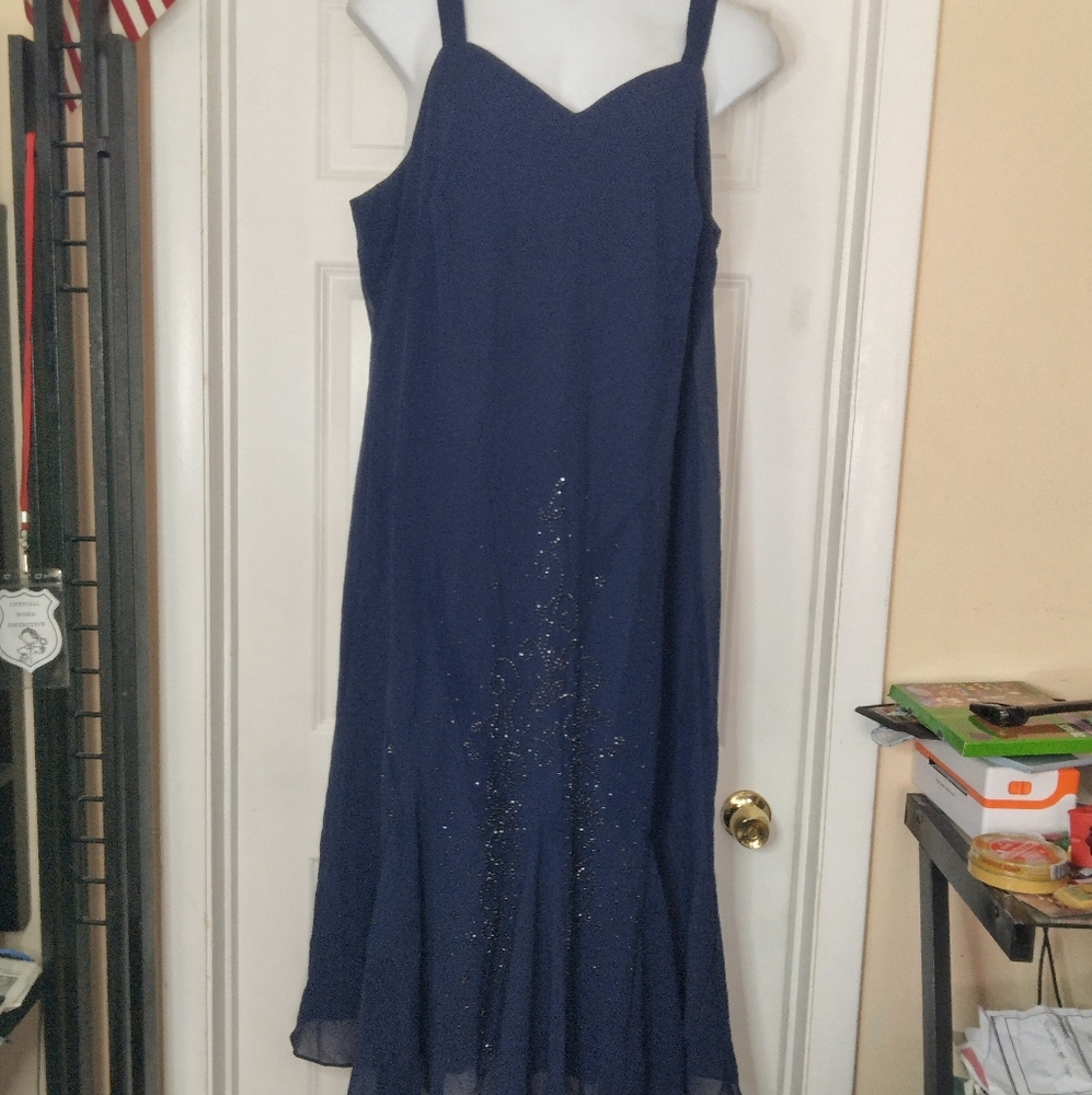 New Catherines Sleeves Beaded Dress Plus Size 26W - Picture 5 of 14